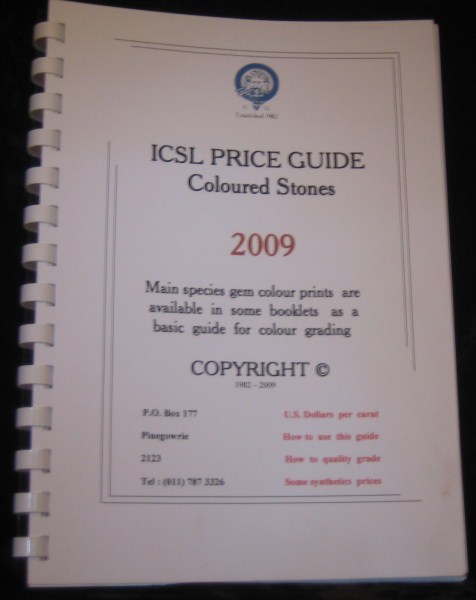 ICSL Price Guide
