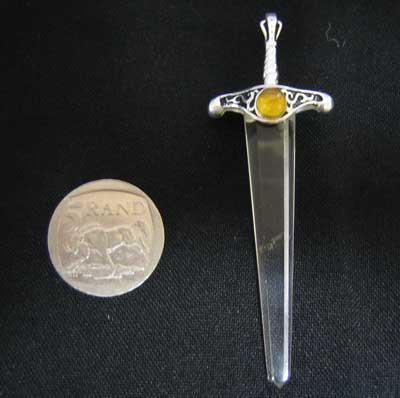 Clear Quartz Crystal sword