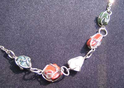 Red and Green Jasper with Milky Quartz
